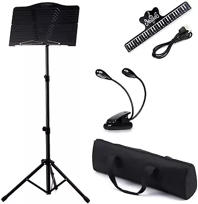 £18.89 • Buy Extra Heavy Duty Orchestral Music Stand Folding Adjustable Sheet Tripod Base UK