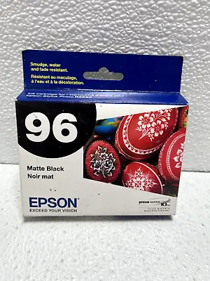 Genuine Epson 96 T0968 Matte Black Ink Stylus Photo R2880 Date: June 2020 • $11.95