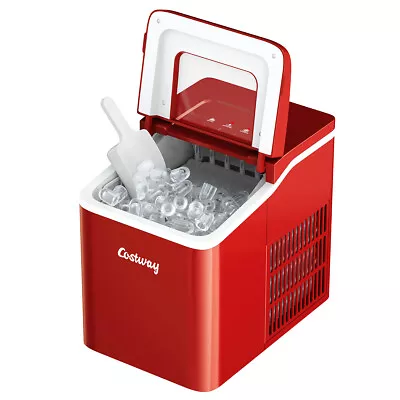 Countertop Ice Maker Portable Ice Cube Maker With Self-Cleaning Function & Scoop • £79.95