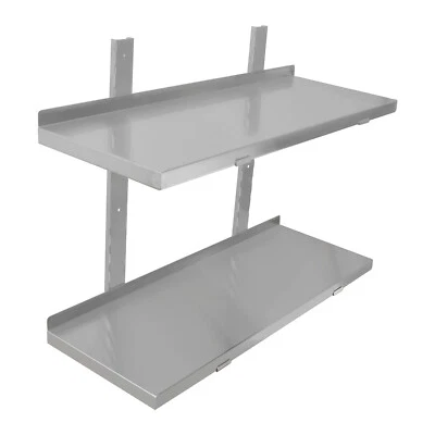 Commercial Stainless Steel Wall Shelf - 1200mm x 300mm