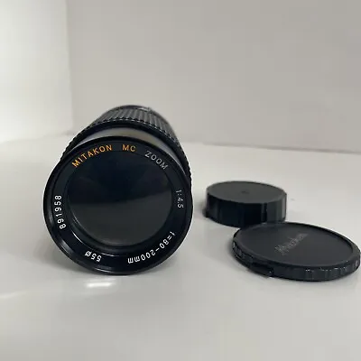 Camera Lens Mitakon MC Zoom 200 Macro 1:45 80-200mm  • $12.99