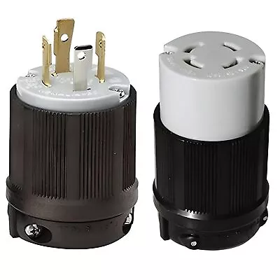 NEMA L14-30 Locking Plug And Connector |125/250 Volt - 30 Amp - 3 Pole 4 Wire • $21.99