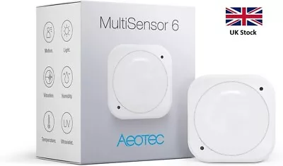 Aeotec Multisensor 6 Z-Wave Plus 6-in-1 Sensor White ZW100-C • £47.55