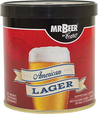 Mr. Beer American Lager Beer Refill Kit 2 Gallons • $21.72