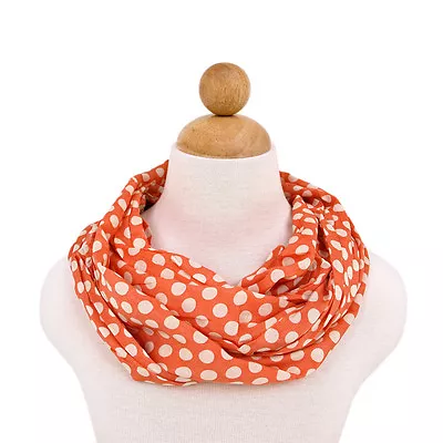 Premium Viscose Polka Dot Infinity Loop Fashion Scarf - Diff Colors Avail • $6.99