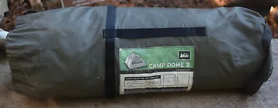 REI Co-Op Camp Dome 2 Green 2-Person 3-Season Light Camping Tent W/ Rain Fly • $53