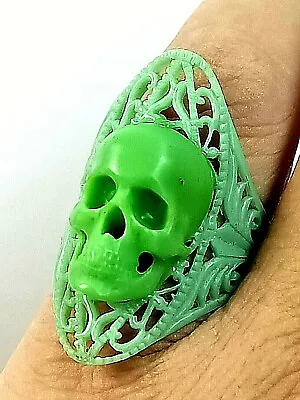 Man Skull Ancient Ring. Wax Patterns For Lost Wax Casting Silver Gold  Jewelry • $25