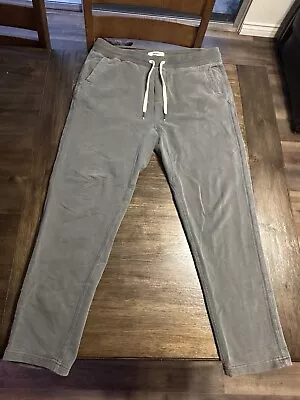 Buck Mason Men’s XL Gray Sweatpants Brushed Loopback Trousers Casual Pants Gray • $49.99