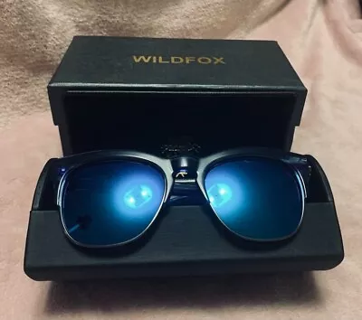 Brand New! WILDFOX Unisex Clubfox Deluxe Popular Style Sunglasses BLUE TIGER  • $39.99