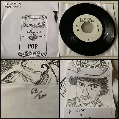TY SEGAL / MIKAL CRONIN Pop Song 7” Vinyl #d-epsilons Traditional Fools GØGGS • $45
