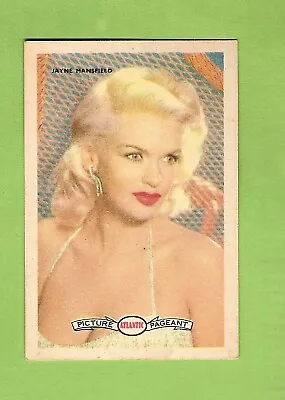 #d160. 1958-64  Atlantic Petroleum Film Stars Card #29  Jane Mansfield • $12.84