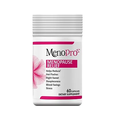 Menopro-Menopause Relief Reduce Night Sweats Hot Flashes- 60 Capsules • $39.99