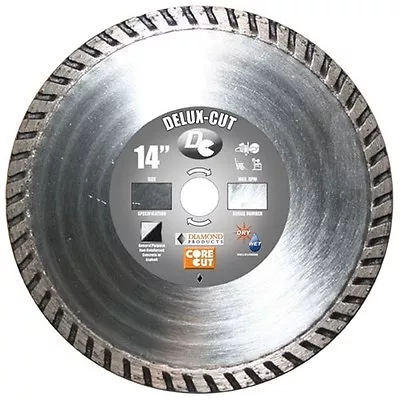 New Diamond Products 21134 Turbo Masonry 4 1/2  T7d Delux Cut Saw Blade 7491228 • $6.99