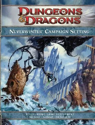 HARDCOVER 4e Neverwinter Campaign Setting Dungeons And Dragons AD&D 4th Edition • $69.95