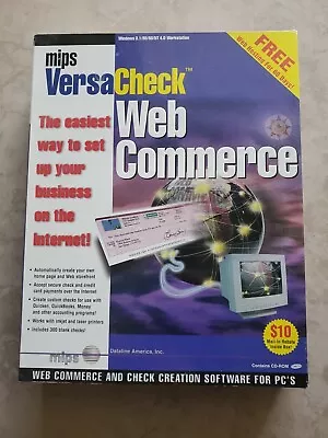 Mips VersaCheck Webcommerce Versa Check Printing Includes 300 Blank Checks! New  • $25