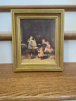 Vanguard Studios Replica Painting  Henri Dargelas  The Happy Family   10.5 X 13 • $30