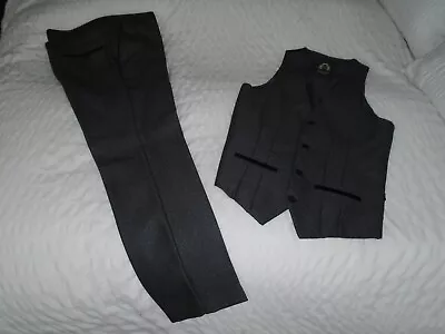 Marc Darcy  Ronald  Men's Grey 2 Piece Waistcoat Size 36r -trouser Size 34 X 32 • £14.99