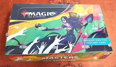 MtG Sealed Commander Masters Set Booster Box 24 Packs Free Shipping • $314.99