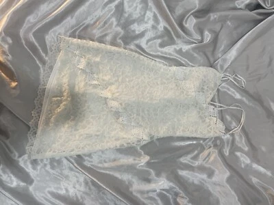 £10 • Buy Topshop Size 8 White Lace Asymmetrical Dress 