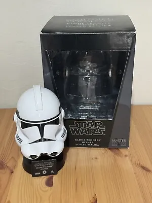 Star Wars Master Replicas CLONE TROOPER SW-356 Scaled Helmet MINT • £100