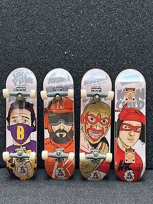 Tech Deck Cliche Brand  4 Deck Lot  3 Completes 1 W/ No Trucks • $35