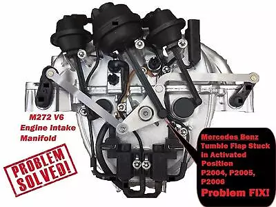 $11.99 • Buy Intake Manifold Air Flap Runner Lever Repair Kit For Mercedes Benz M272 M273 V6