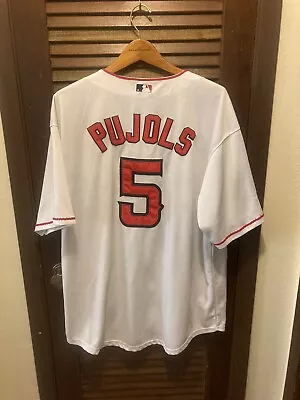 Los Angeles Angels Albert Pujols #5 Majestic Authentic MLB Baseball Jersey 56 LA • $40