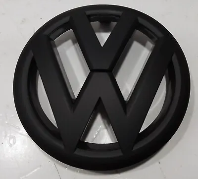 $15 • Buy For Volkswagen Matte Black Grille/Tailgate Emblem 5.5 X5.5 
