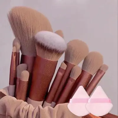 Makeup Set Cosmetics Brushes Soft Fluffy For Foundation Blush Eyeshadow Powder • $7.50