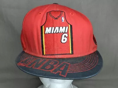 NBA Miami Heat Lebron James #6 - Snapback Hat - Red / Black • $29.99