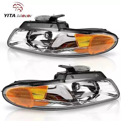 Headlights Assembly For 1996-2000 Dodge Caravan Chrysler Town & Country Voyager • $59.42