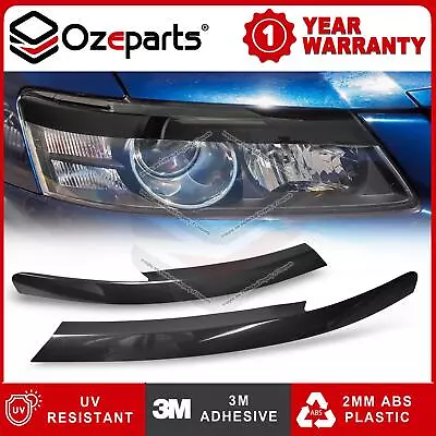 For Holden Commodore VY Headlight Eyelids Eyelid Eyebrows Eye Lids Black Pair • $28.60