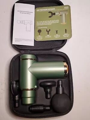 Bluzen Mini Percussion Massager - HP-168 - Attachments & Cord Included - Tested • $13.99