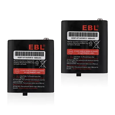 2X 3.6V Ni-MH Radio Battery For Motorola 2 Way Radio 53615 KEBT-071-A KEBT-071-C • $9.49