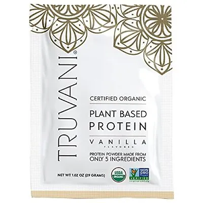 Truvani Organic Vegan Protein Powder Vanilla - 20g Of Plant Based Protein Org... • $7.08