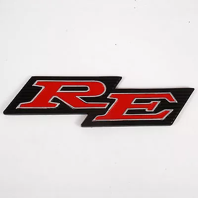 RE Metal Garnish Badge Chrome New For Mazda RX2 Rotary Rotor Capella RX-2 RX3 • $39.95