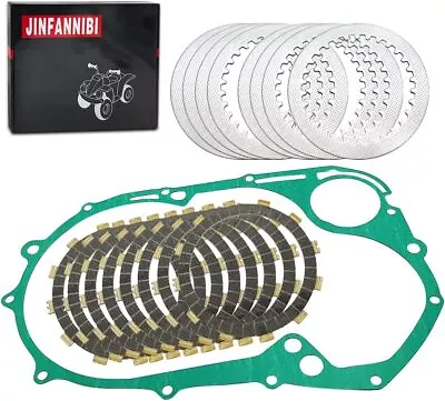 Clutch Friction Plate Kit & Cover Gasket For Yamaha V Star 1100 XVS1100 XVS1100A • $37.48