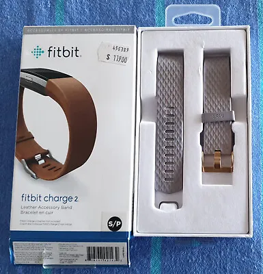 $30 • Buy Genuine Fitbit Charge 2 Leather Band Indigo Small. Never Used