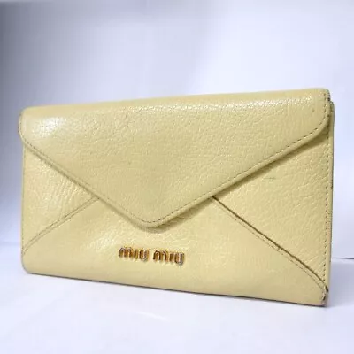 Authentic Miu Miu Wallet Leather [Used] • $0.99