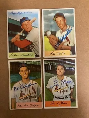 Stu Miller Autographed Signed 1954 Bowman Card With COA • $15.58