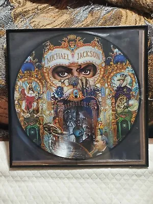 Michael Jackson  Lp SEALED Dangerous Picture Disc 2x Lp 1991-2018  New (FRAMED) • $43