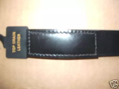 Mechanic Uniform Belt Black Mens Size 32-60 Leather New • $15.99