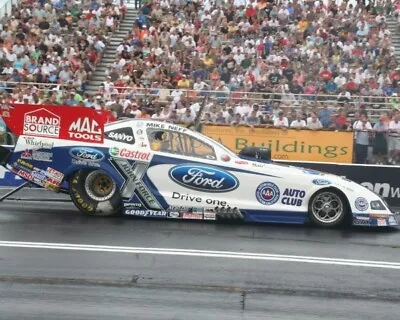 MIKE NEFF FORD DRIVE ONE FUNNY CAR ON TRACK 8X10 GLOSSY PHOTO #l4 • $2.99