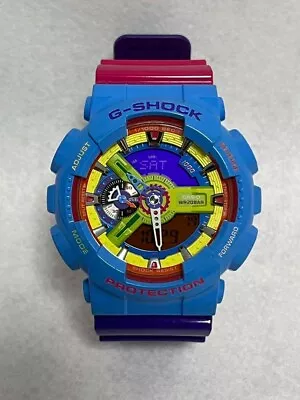 CASIO G-SHOCK GA-110F-2JR Limited Edition Hyper Color Japan Used • $196