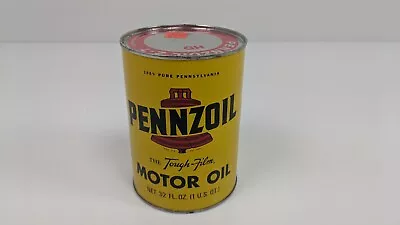 Vintage Rare Pennzoil Z-7 SAE 30 Motor Oil 1 U.S. Quart 32 Oz Full Unopened Can • $26.50