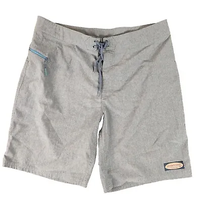 Vineyard Vines Shorts Mens Size 36 Blue Drawstring Flat Front Beach Surf Outdoor • $22.99