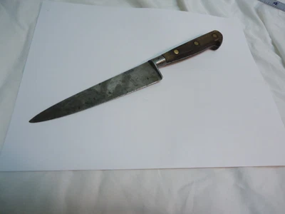 $74.95 • Buy Vintage Sabatier Style Chef Knife  Carbon Steel Man Vintage