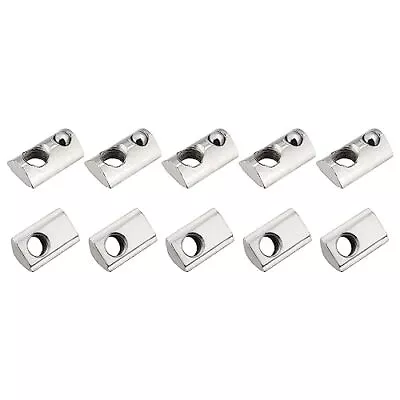 Roll In Spring T Nuts (M5x13mm) 10Pcs Carbon Steel Spring Loaded T Nut - For... • $13.95