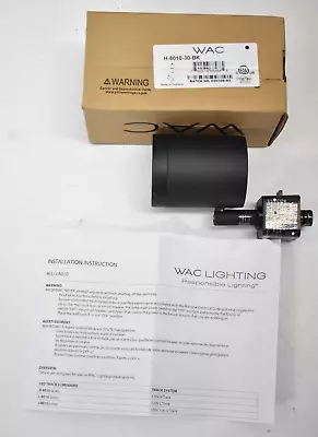 WAC Lighting Charge LED Ceiling Mounted Light 10W Line Voltage Track Head Black • $25.20