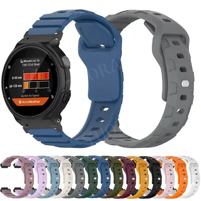 Sport Silicone Strap For Garmin Forerunner 220 230 235 620 630 735XT Watch Band • $10.63